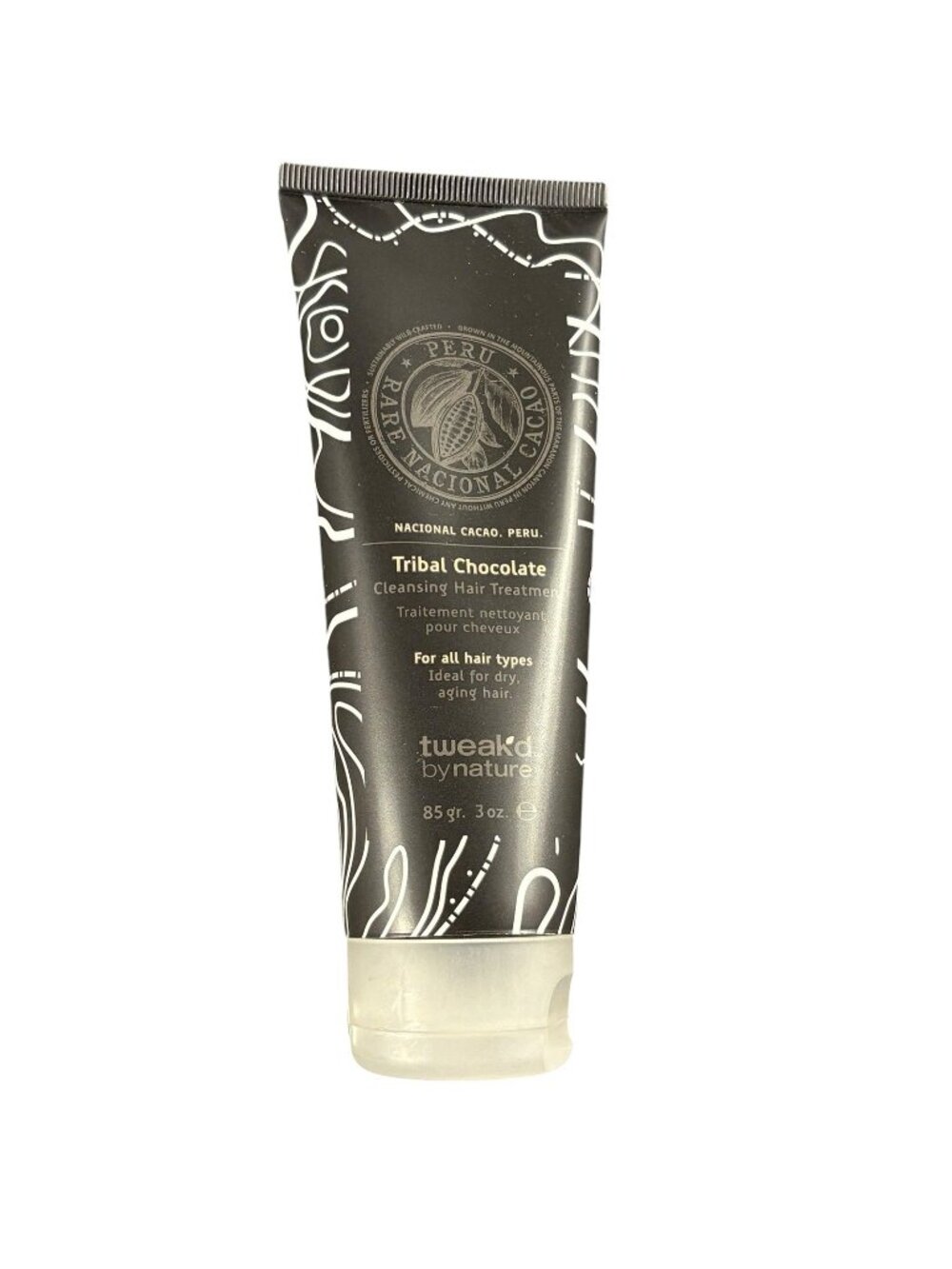 Tweak’d By Nature Tribal Chocolate Cleansing Hair Treatment 3 oz New & Sealed